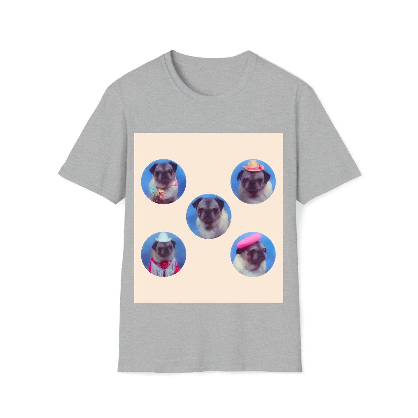 Retro Pose Circles Canvas