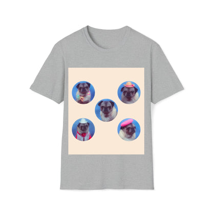 Retro Pose Circles Canvas