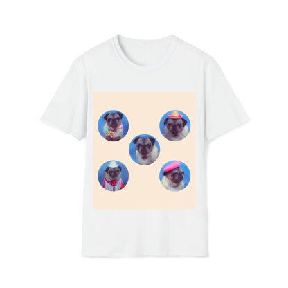 Retro Pose Circles Canvas