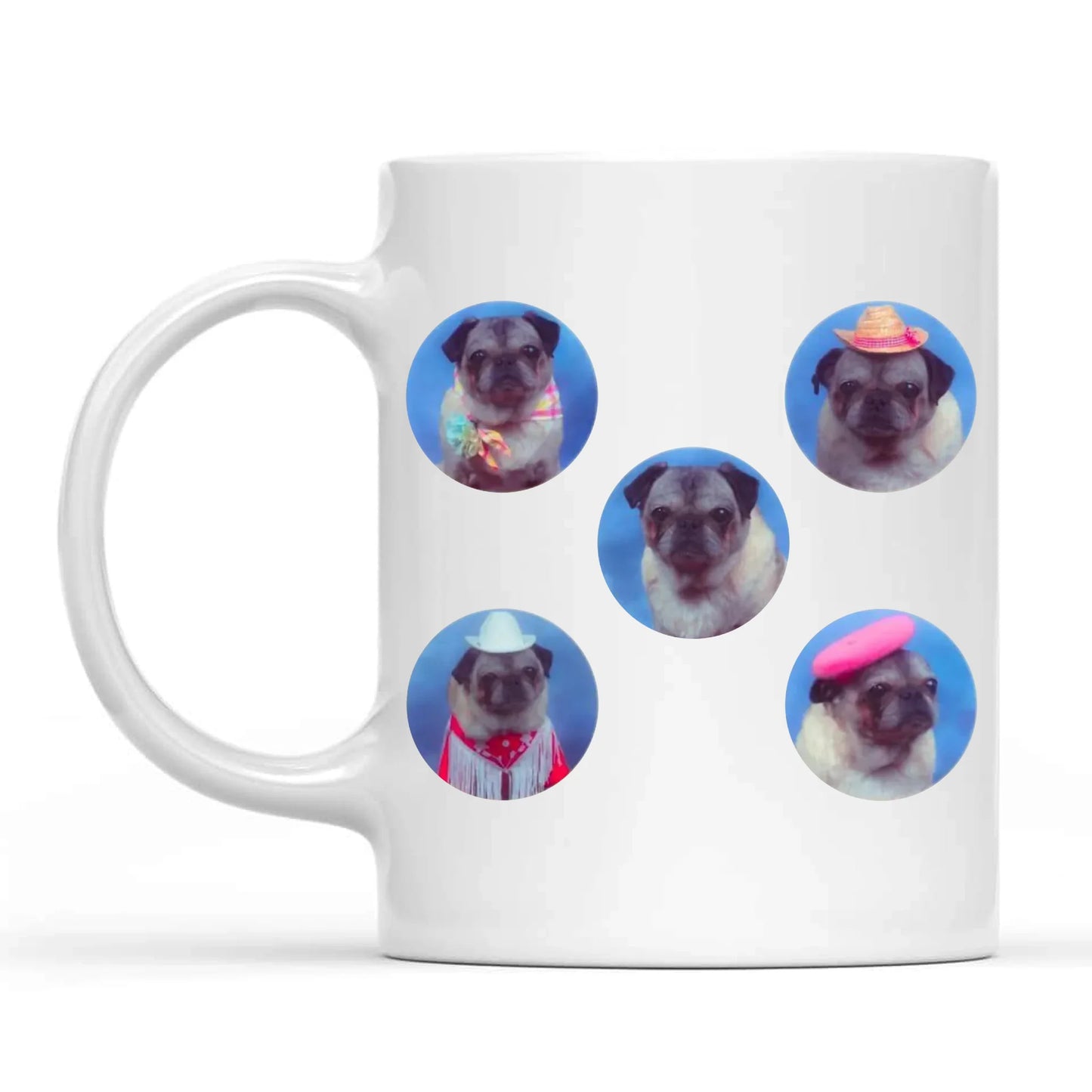 Retro Pose Circles Canvas