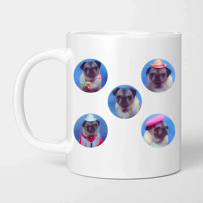 Retro Pose Circles Canvas