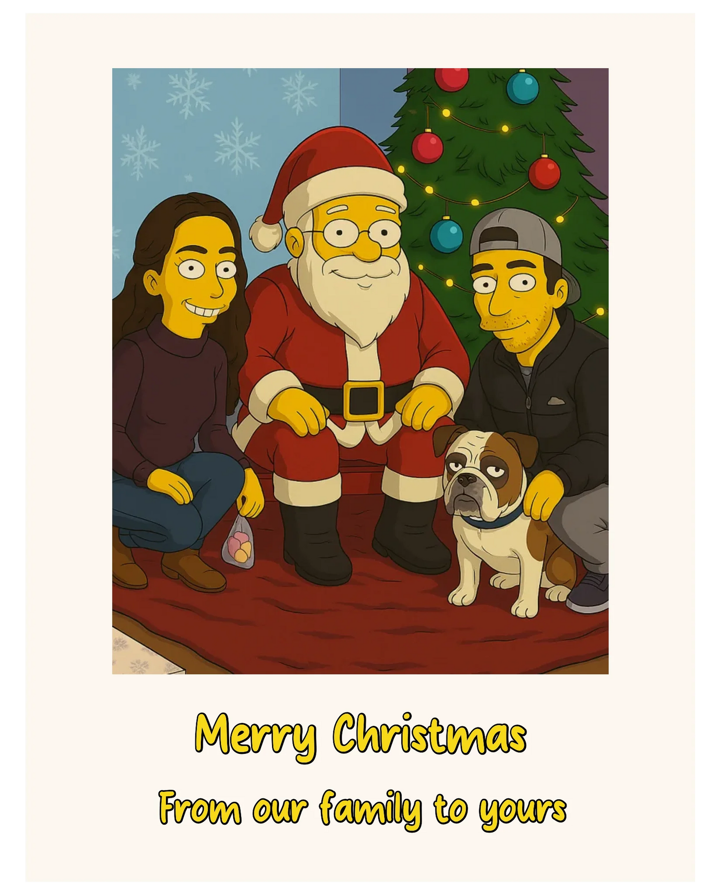 Live Preview The Simpsons Style Family Portrait