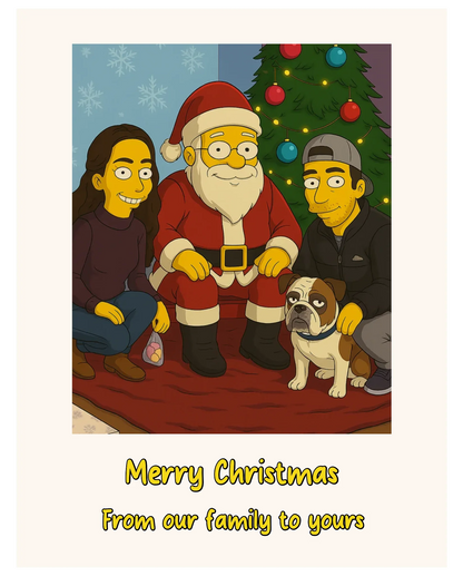 Live Preview The Simpsons Style Family Portrait