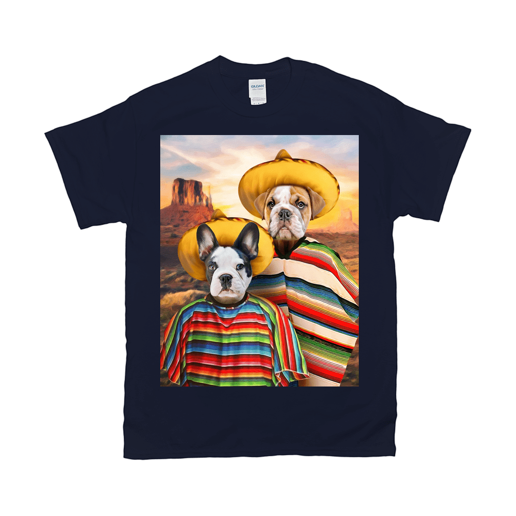 '2 Amigos' Personalized 2 Pet T-Shirt
