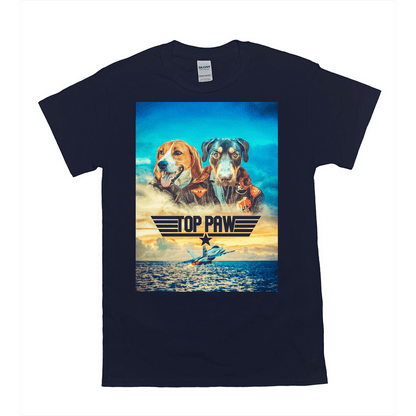 'Top Paw' Personalized 2 Pet T-Shirt