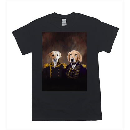 'The Admiral And The Captain' Personalized 2 Pet T-Shirt