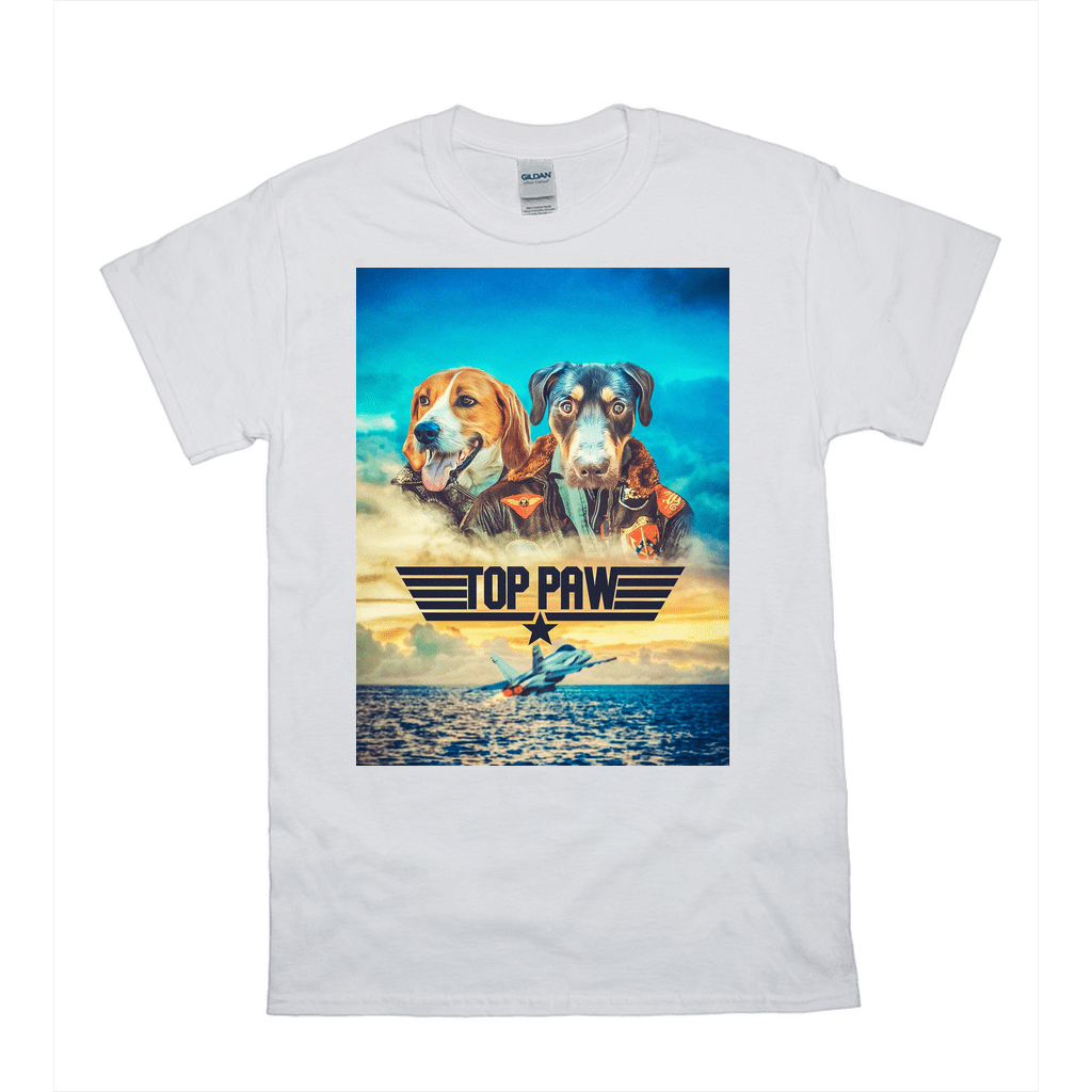 'Top Paw' Personalized 2 Pet T-Shirt
