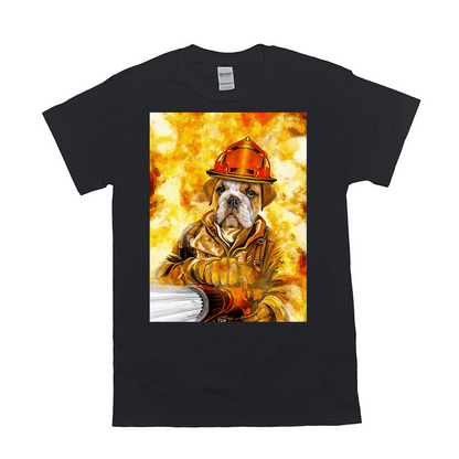 'The Firefighter' Personalized Pet T-Shirt