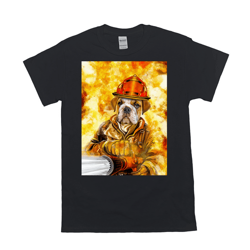 'The Firefighter' Personalized Pet T-Shirt