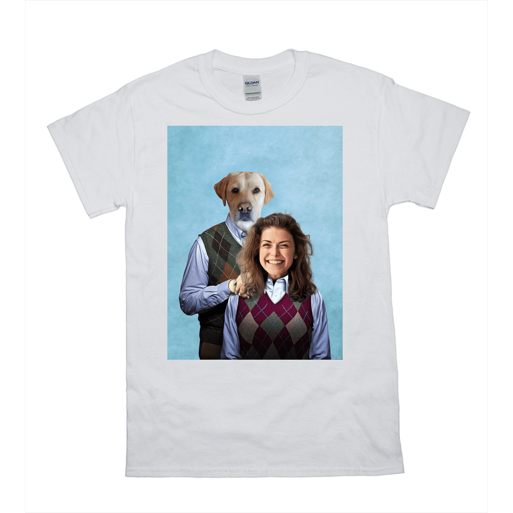 'Step Doggo & Human (Female)' Personalized T-Shirt