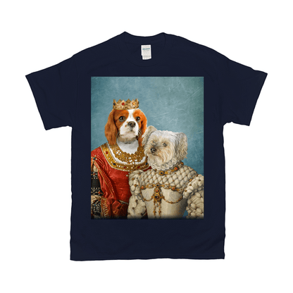 'Queen And Princess' Personalized 2 Pet T-Shirt