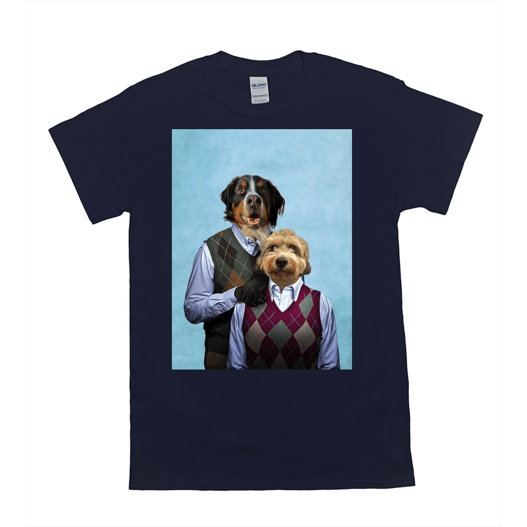 'Step Doggo & Doggette' Personalized 2 Pet T-Shirt