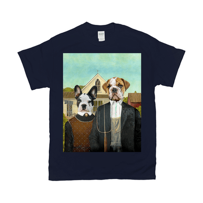 'American Pawthic' Personalized 2 Pet T-Shirt