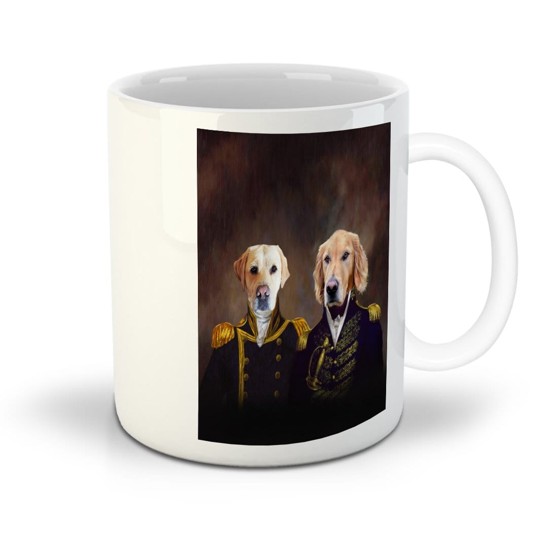 'The Admiral and the Captain' Custom 2 Pet Mug