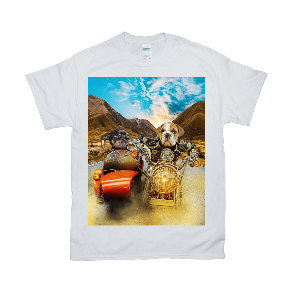 'Harley Wooferson' Personalized 2 Pet T-Shirt