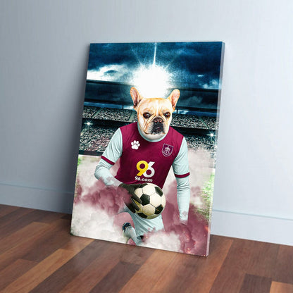 'Burnley Doggos Football' Personalized Pet Portrait