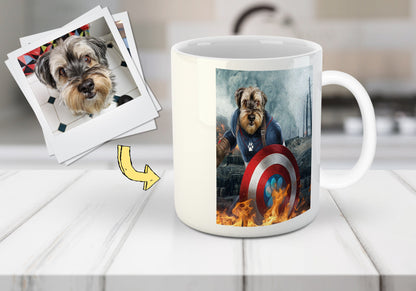 'Captain Doggmerica' Personalized Mug