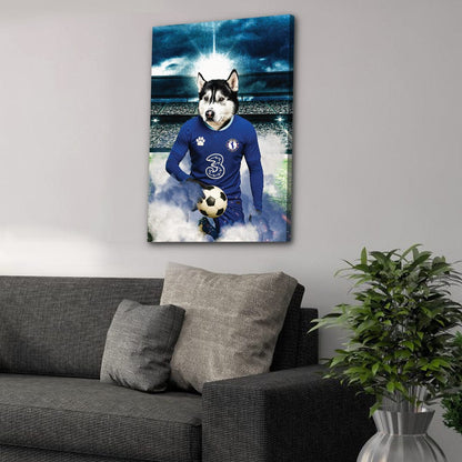 'Chelsea Doggos Football' Personalized Pet Portrait
