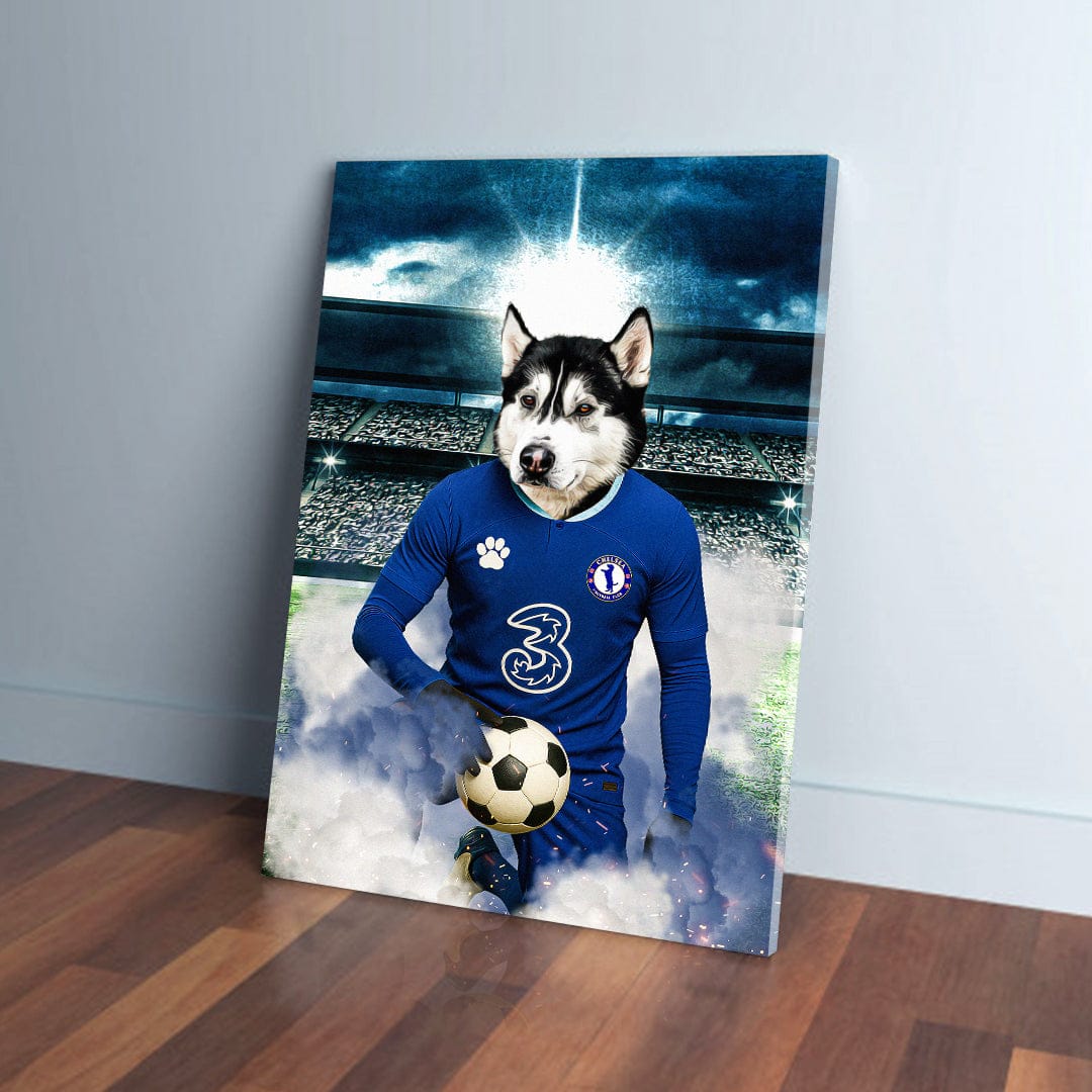'Chelsea Doggos Football' Personalized Pet Portrait