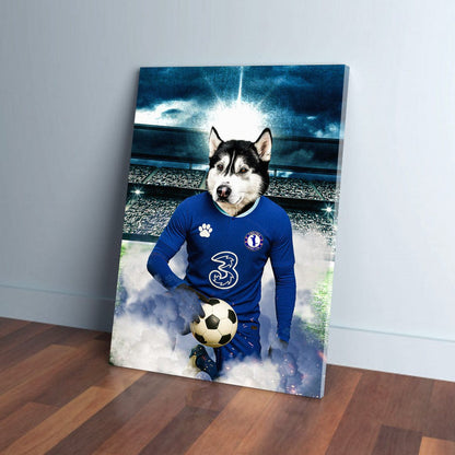 'Chelsea Doggos Football' Personalized Pet Portrait
