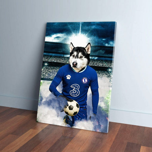 'Chelsea Doggos Football' Personalized Pet Portrait