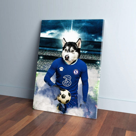 'Chelsea Doggos Football' Personalized Pet Portrait