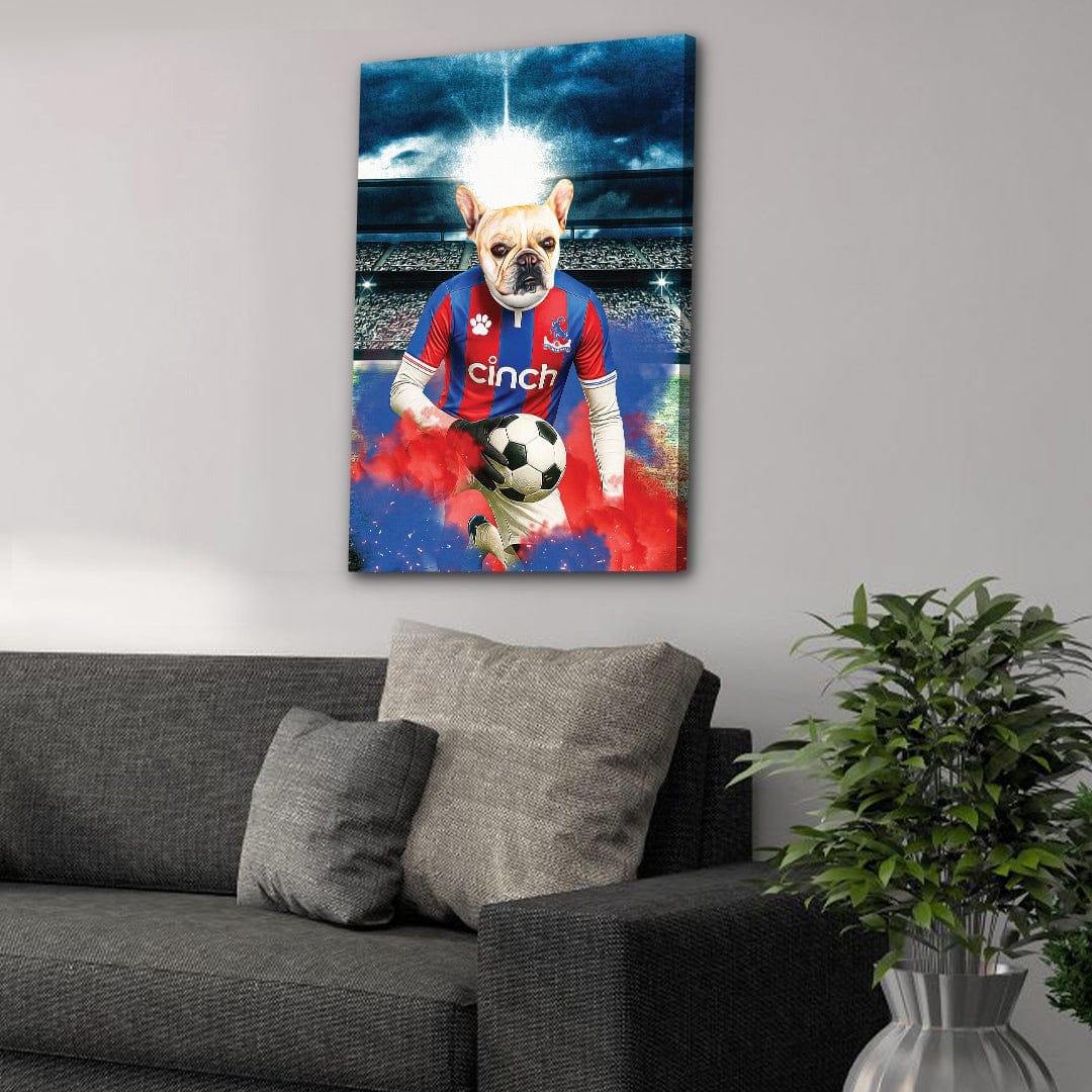 'Crystal Palace Doggos Football' Personalized Pet Portrait