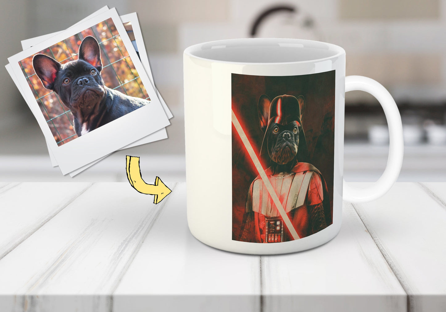 'Darth Woofer' Personalized Mug