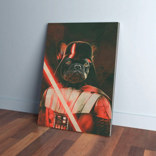 'Darth Woofer' Personalized Pet Canvas