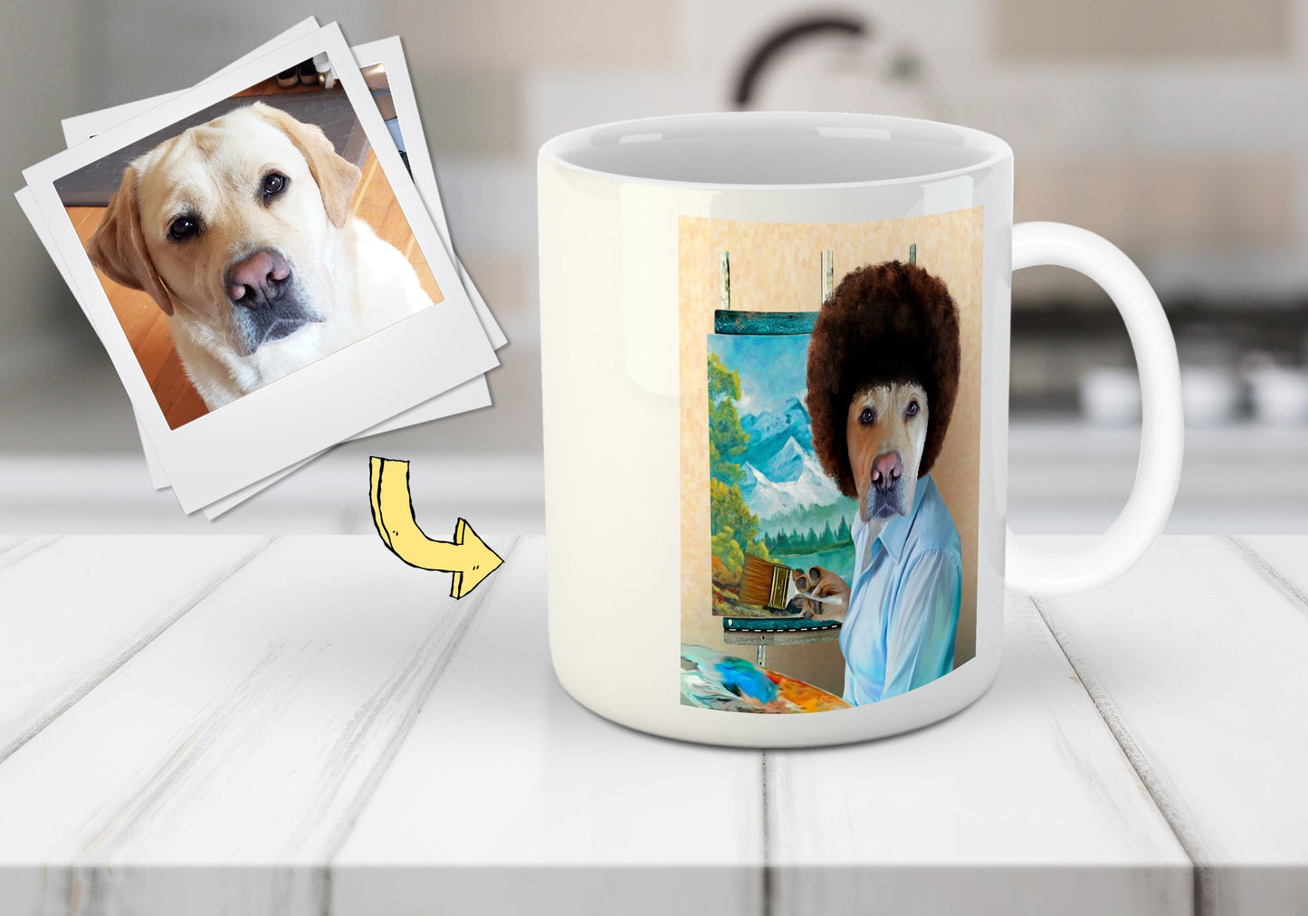 'Dogg Ross' Custom Pet Mug