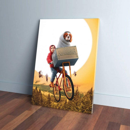 'Doggo-Terrestrial' Personalized Pet/Human Canvas