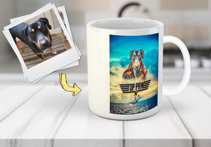 'Top Paw' Personalized Mug