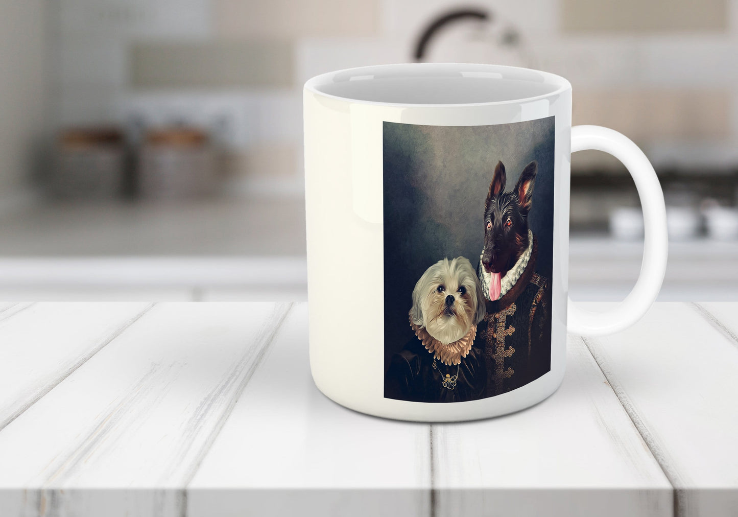 'Duke and Duchess' Custom 2 Pets Mug
