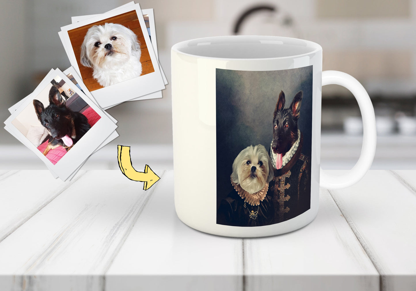 'Duke and Duchess' Custom 2 Pets Mug