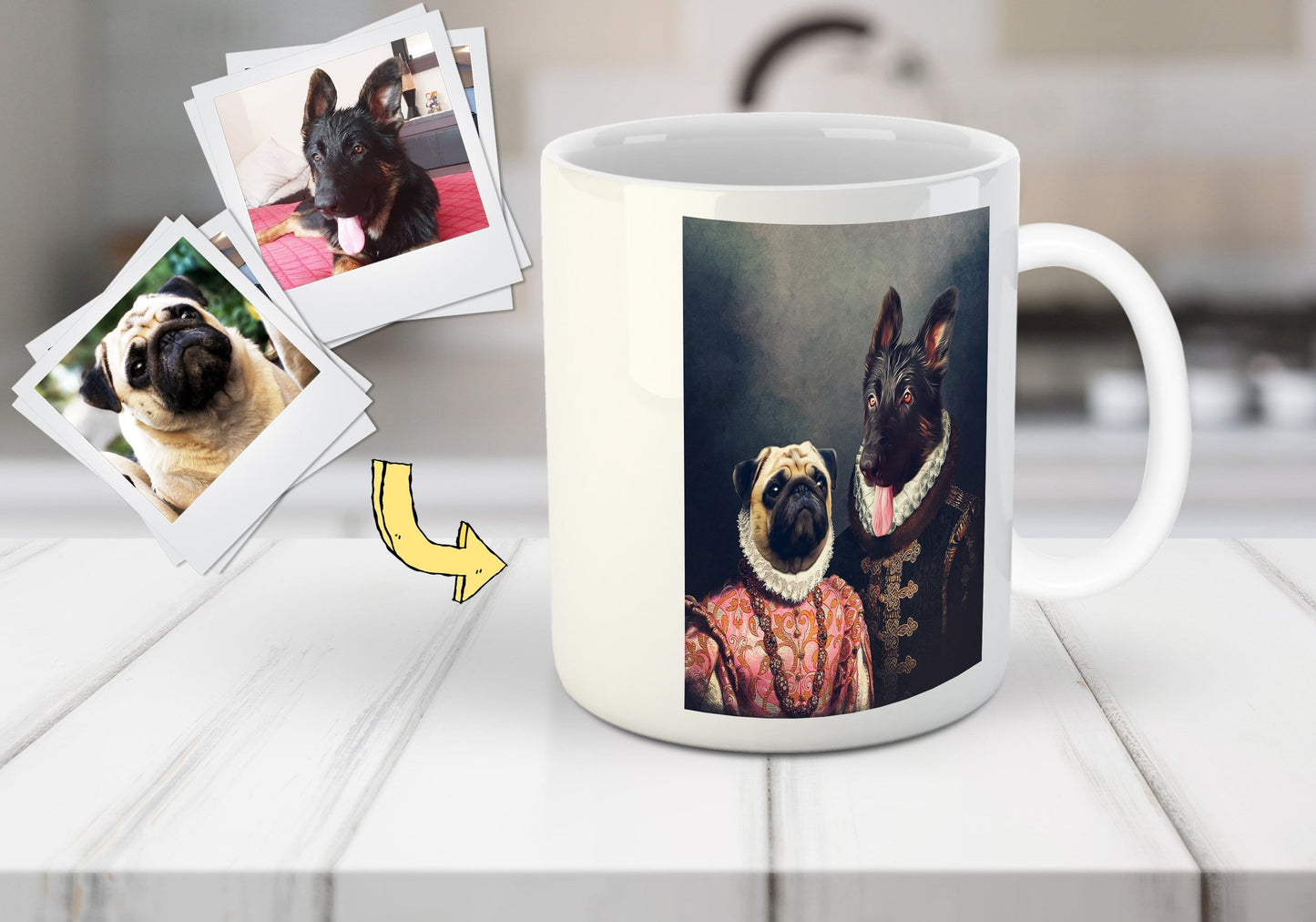 'Duke and Archduchess' Custom 2 Pets Mug