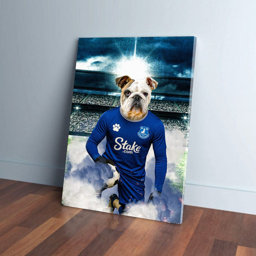 'Everton Doggos Football' Personalized Pet Portrait