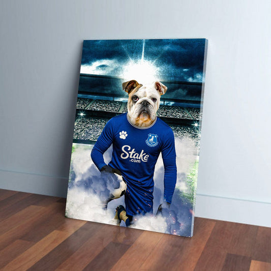 'Everton Doggos Football' Personalized Pet Portrait