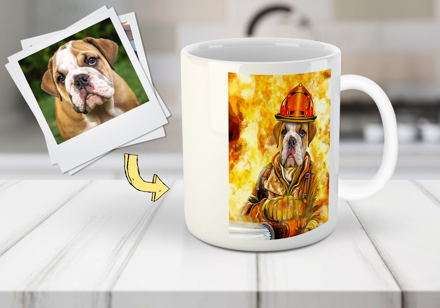 'The Firefighter' Personalized Mug