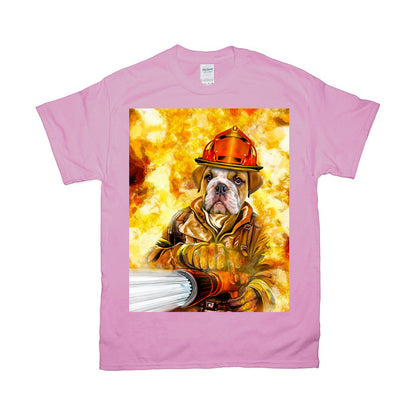 'The Firefighter' Personalized Pet T-Shirt
