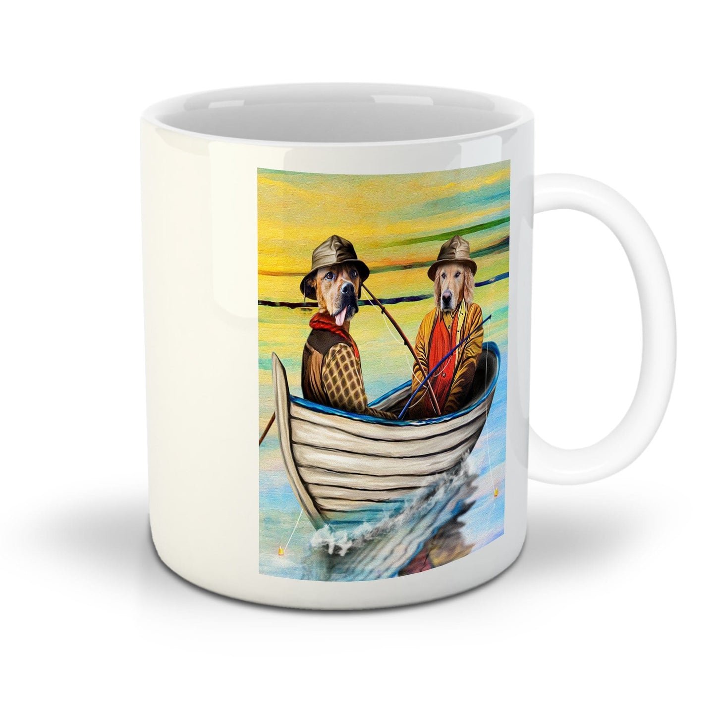 'The Fishermen' Custom 2 Pets Mug