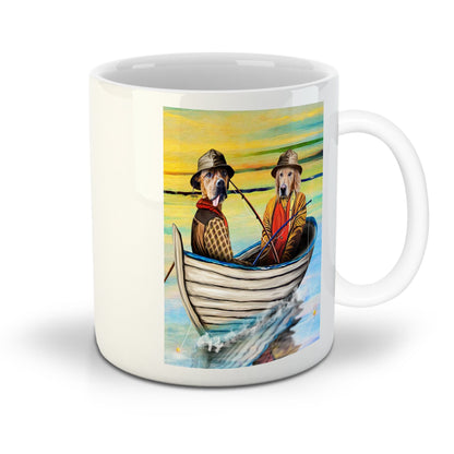 'The Fishermen' Custom 2 Pets Mug