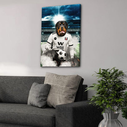 'Fulham Doggos Football' Personalized Pet Portrait