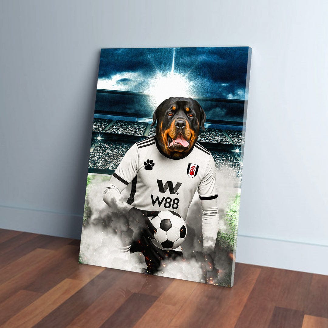 'Fulham Doggos Football' Personalized Pet Portrait