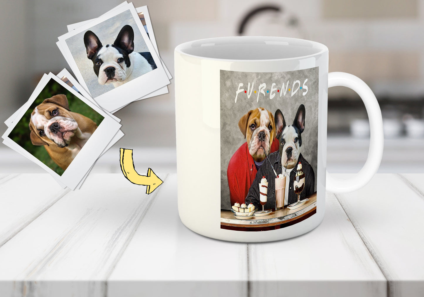 'Furends' Custom 2 Pets Mug