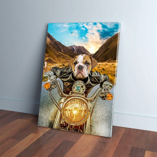 'Harley Wooferson' Personalized Pet Canvas