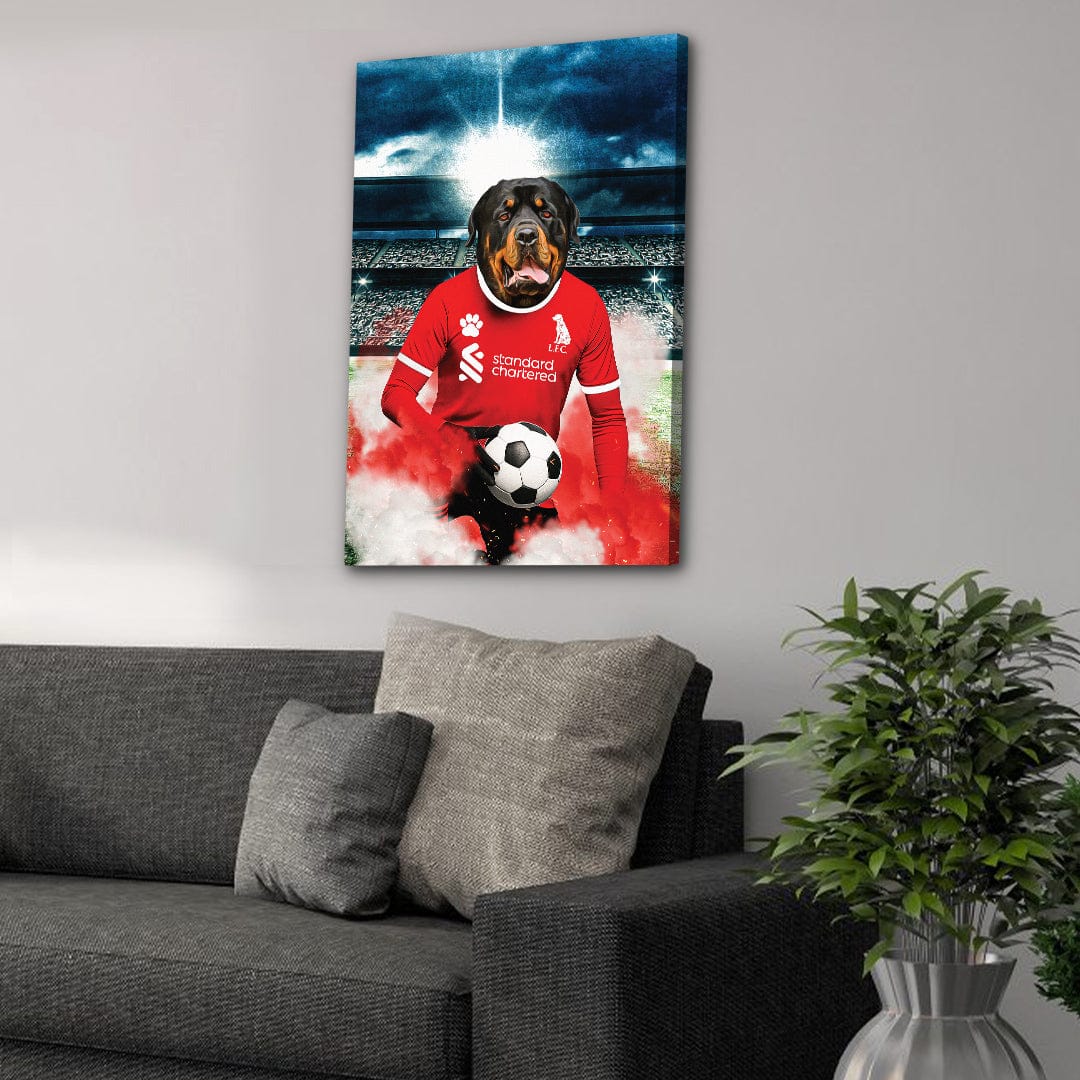 'Liverpool Doggos Football' Personalized Pet Portrait