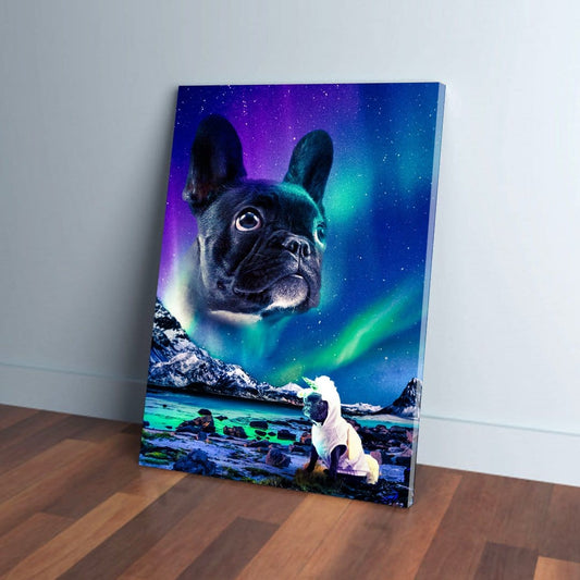'Majestic Northern Lights' Personalized Canvas