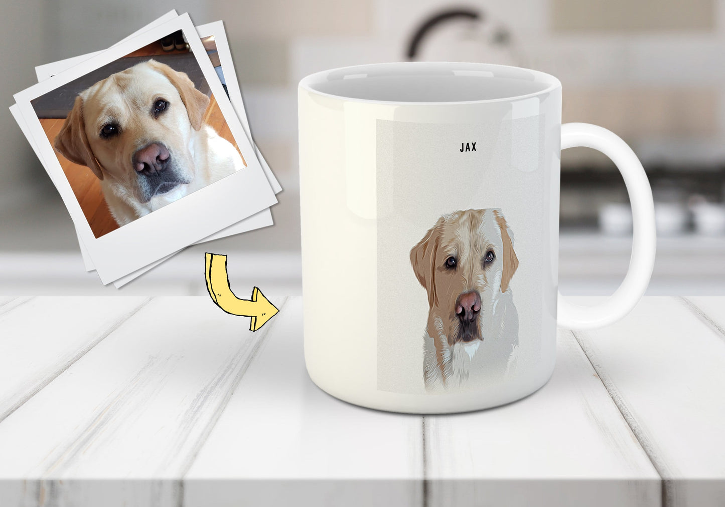 'Personalized Modern' Pet Mug