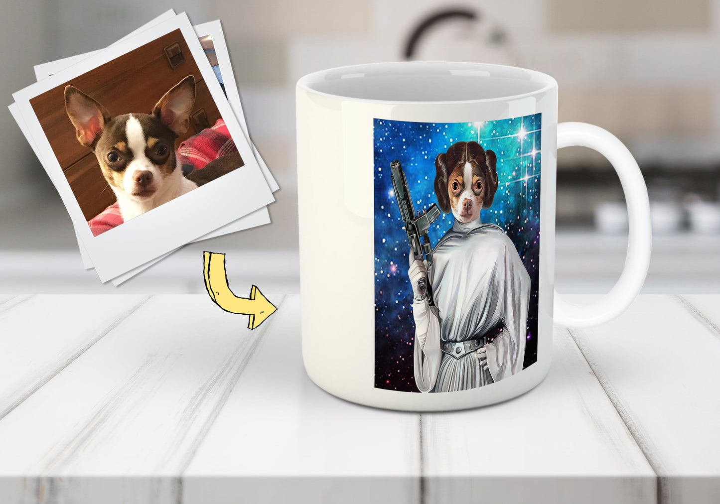 'Princess Leidown' Custom Pet Mug
