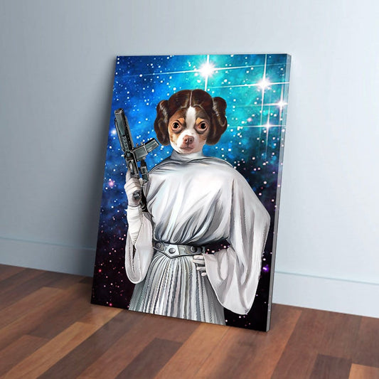 'Princess Leidown' Personalized Pet Canvas